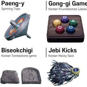 Squid Game paket med 5 olika spel